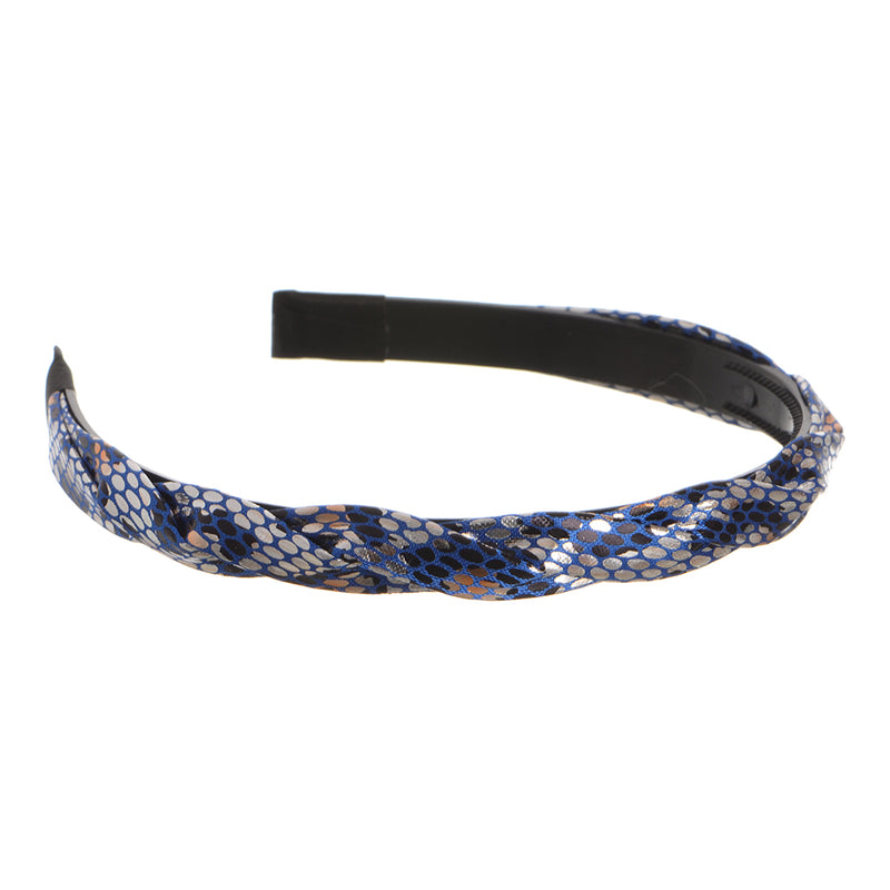 Collar buckle with black and silver dots