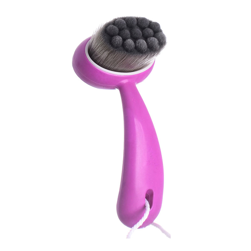 Mauve facial cleansing brush 