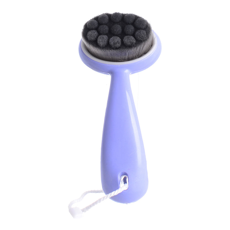 Purple facial cleansing brush 