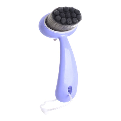 Purple facial cleansing brush 