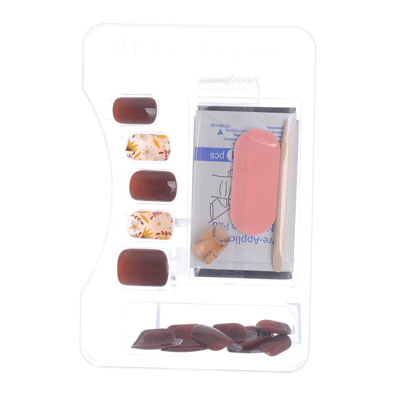 Abu Youssef Style Gel Nails - 15 Pieces 88-AY093 