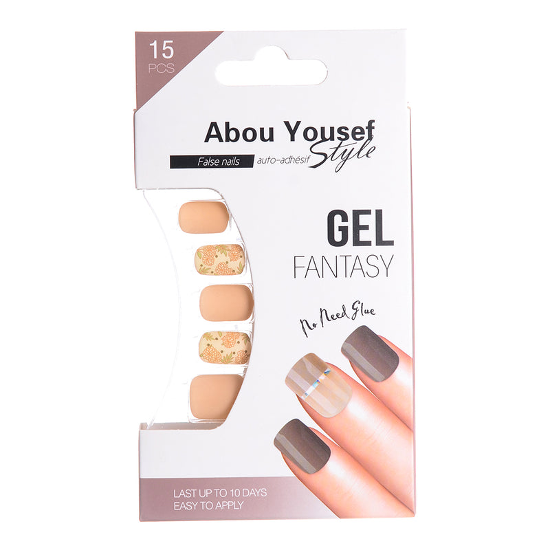 Gel nails from Abu Youssef Style - 15 pieces 88-AY125