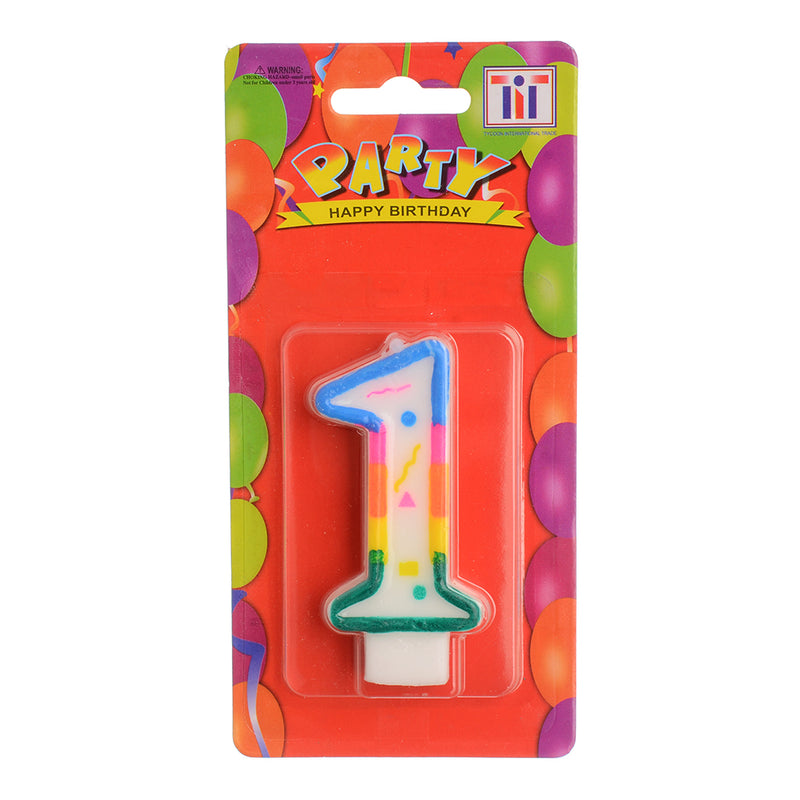 Birthday candle numbers No. 1