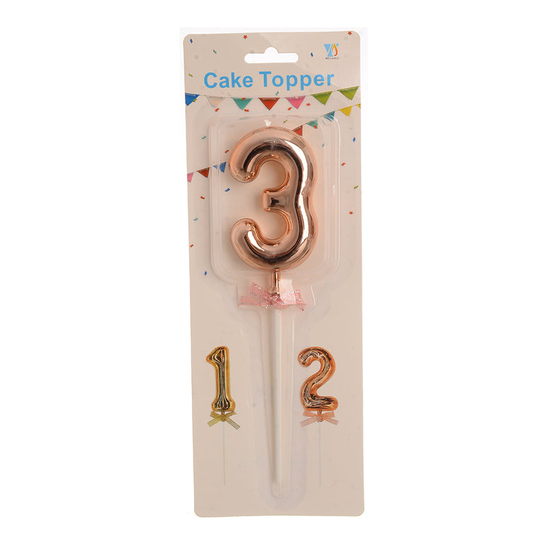 Cake decorating numbers decor number 3