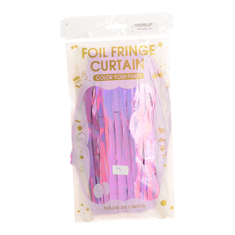 Shimmering fringe curtain