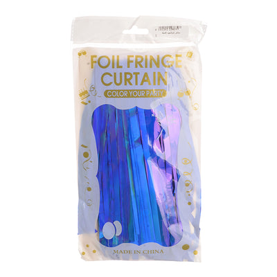 Shimmering fringe curtain