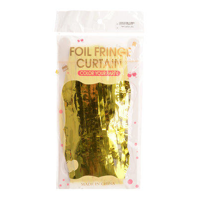 Shimmering fringe curtain