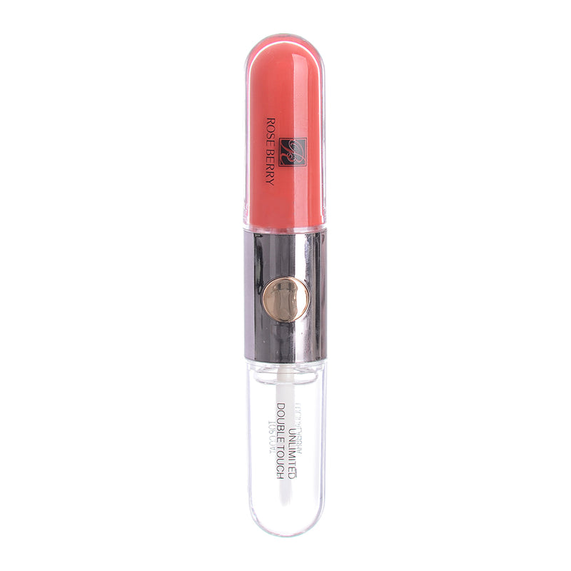 Rose Berry Double Touch Liquid Lipstick provides a long-lasting double touch finish