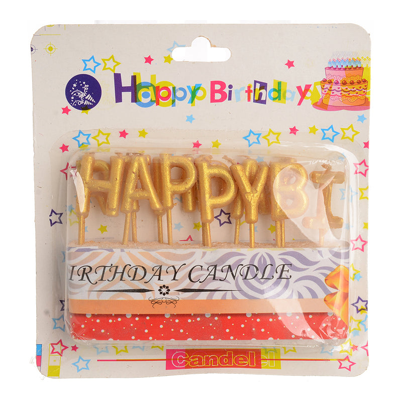 Happy Birthday 13-piece birthday candle set