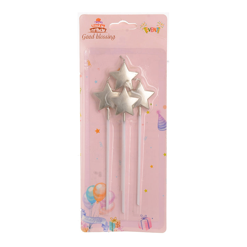 Star shaped birthday candle