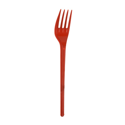 Set of colorful plastic forks 12×1