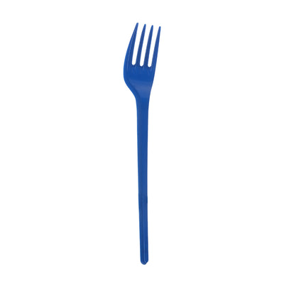 Set of colorful plastic forks 12×1