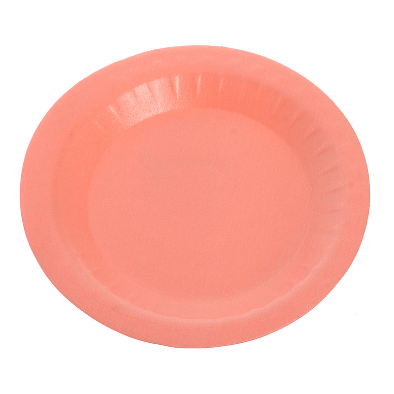 A set of round colored foam plates for all occasions, 4×1