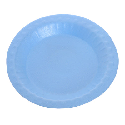 A set of round colored foam plates for all occasions, 4×1