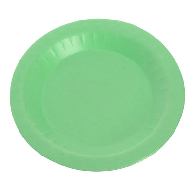 A set of round colored foam plates for all occasions, 4×1