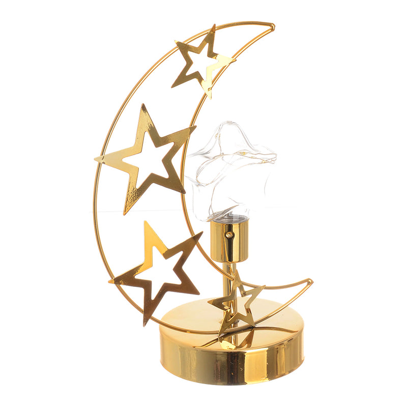 Golden anthropomorphic crescent, Ramadan decor