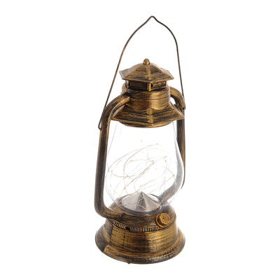 Large transparent copper lantern 33 cm