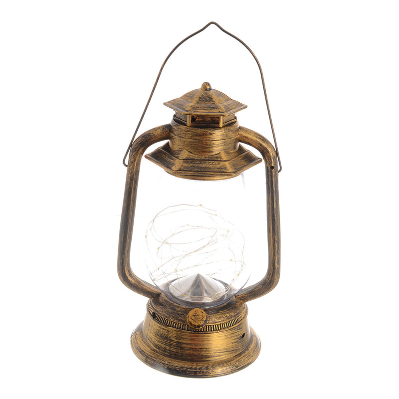 Large transparent copper lantern 33 cm