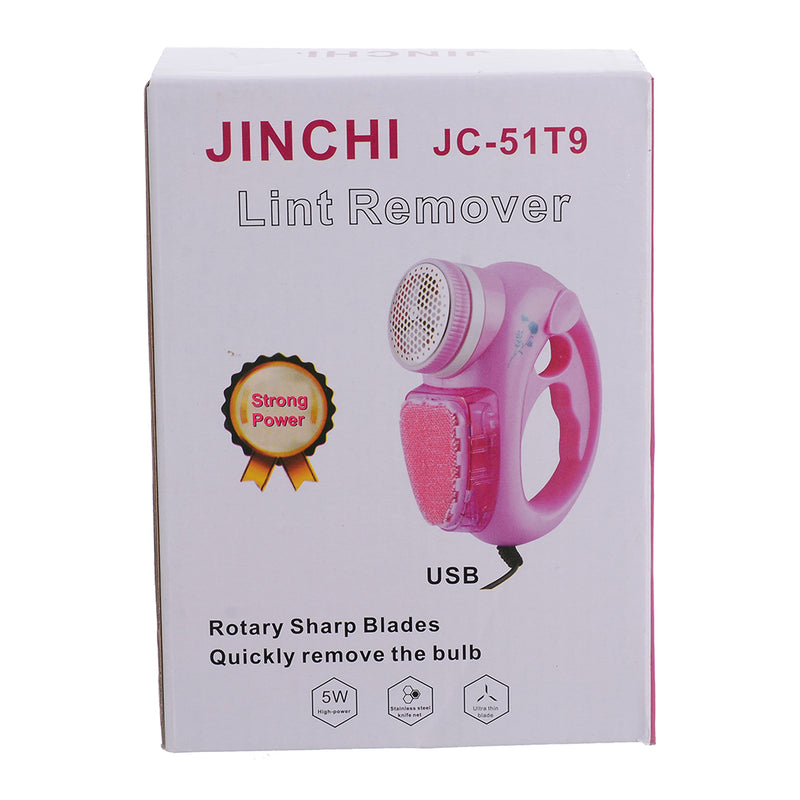 USB charging lint removal machine fuschia