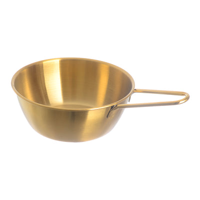 Bowl with gold handle, size 13 cm